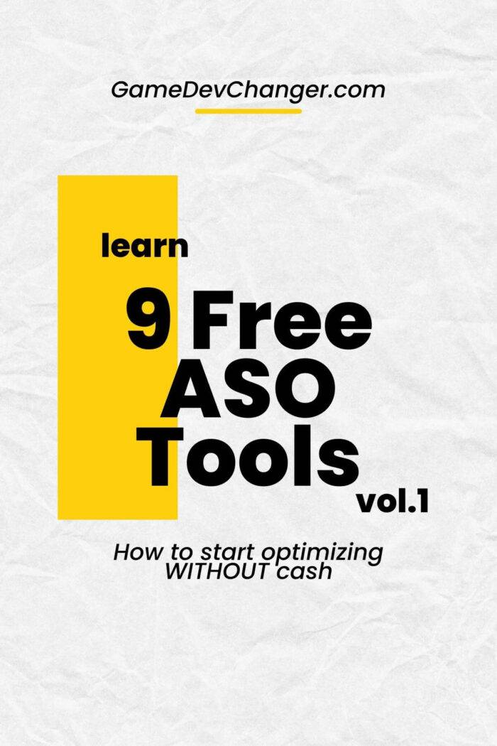9 Free ASO Tools How to start optimizing WITHOUT cash - GAMEDEVCHANGER.COM
